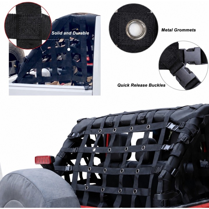 Cargo Nets Jeep Wrangler JLU 2018+ — Set