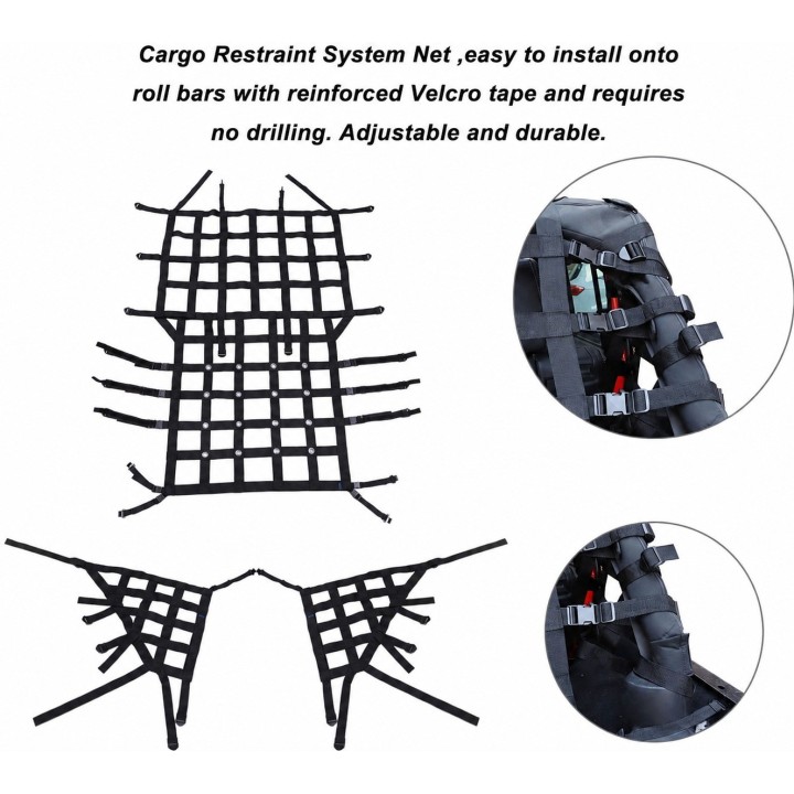 Cargo Nets Jeep Wrangler JLU 2018+ — Set