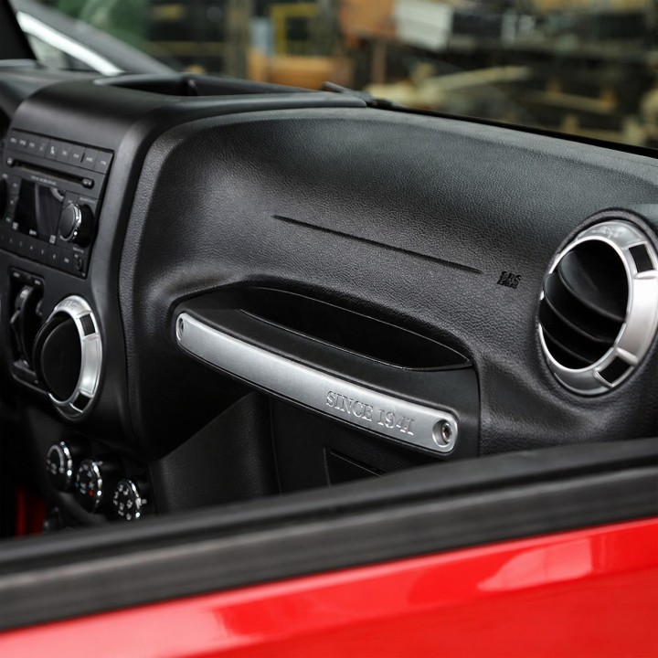 Organizer kokpitu Jeep Wrangler JK / JKU — schowek po stronie pasażera - ujęcie 5