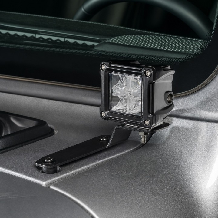 Cowl Light Mounts Jeep Wrangler JL / JLU / JT