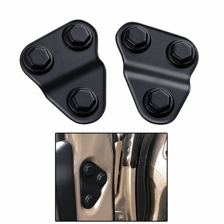 Door Bolt Covers Jeep Wrangler JL / JLU 2018+ and Gladiator JT 2019+
