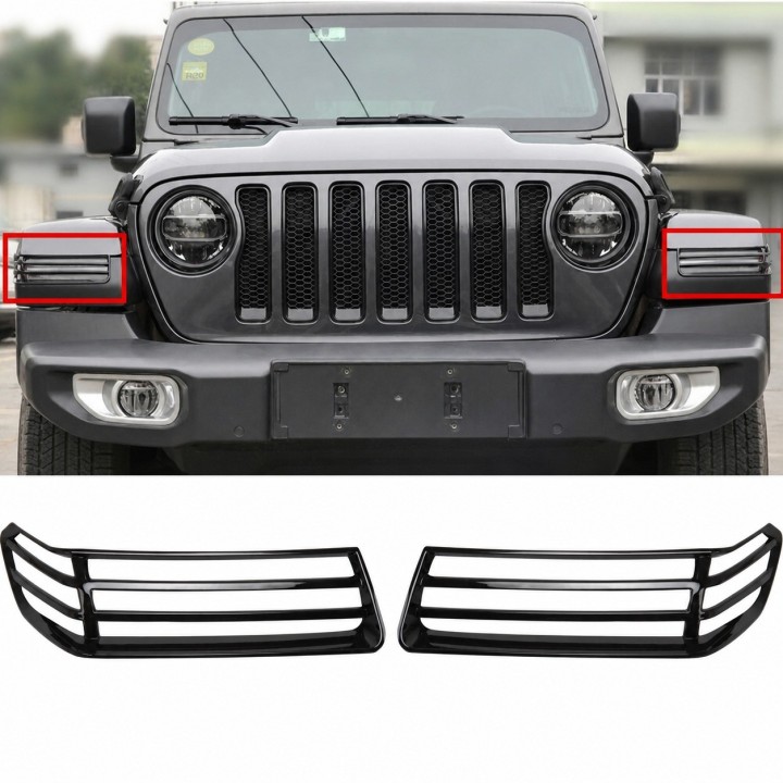 Decorative Fender Flare Light Covers Jeep Wrangler JL / JLU and Gladiator JT - view 5