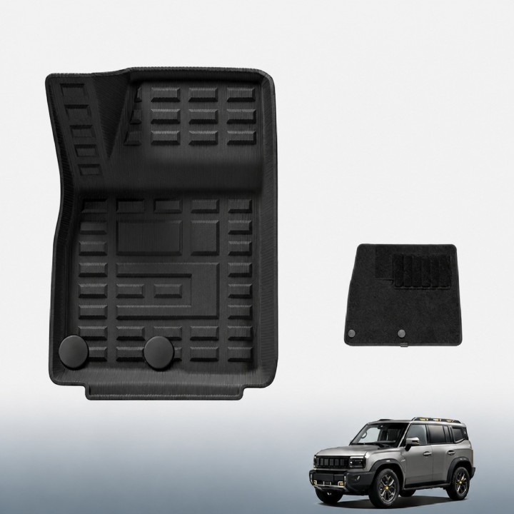 Floor Mats Jetour T2 — Set with Raised Edges - view 4