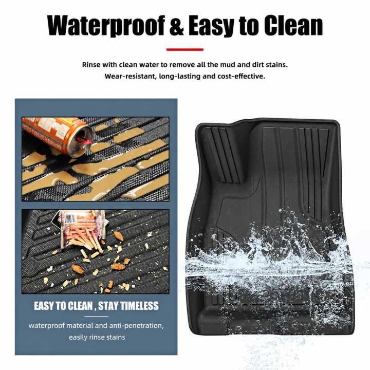 Floor Mats Jetour T2 — Set with Raised Edges - view 5