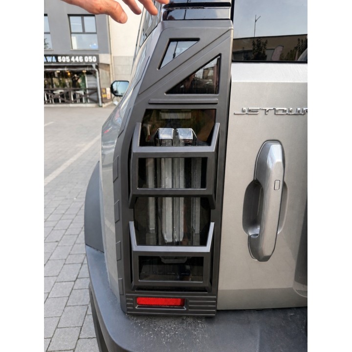 Tail Light Covers Jetour T2 — Barred Guards - view 3