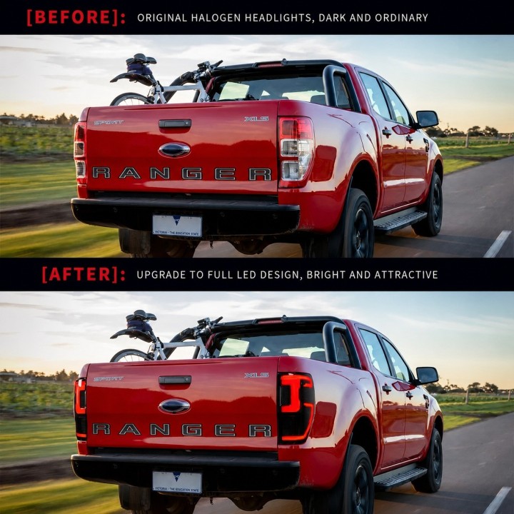 LED Tail Lights Ford Ranger 2012-2021 (Raptor incl.) — Pair - view 5