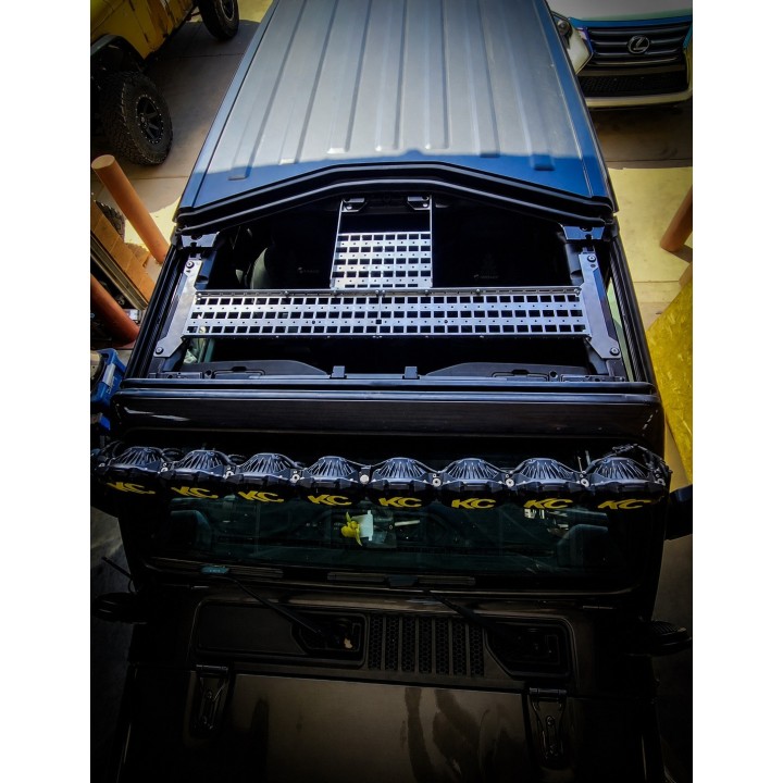 Overhead Shelf Jeep Wrangler JL / Gladiator JT — Steel, Powder Coated
