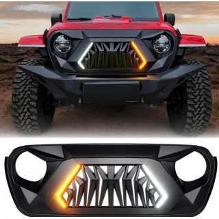 Grille Jeep Wrangler JL / Gladiator JT 2018-2025 LED