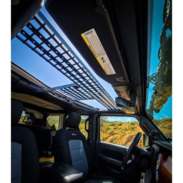 Overhead Shelf Jeep Wrangler JL / Gladiator JT — Steel, Powder Coated - view 2