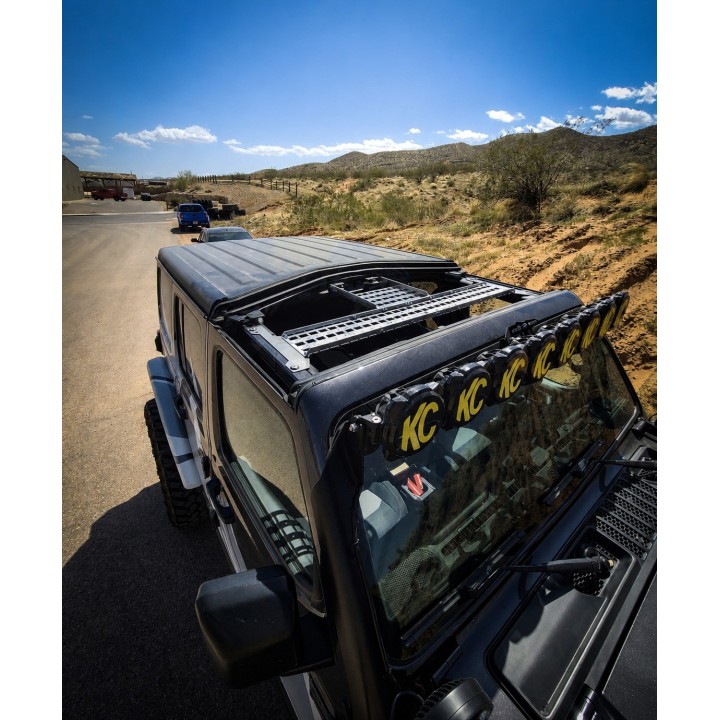 Overhead Shelf Jeep Wrangler JL / Gladiator JT — Steel, Powder Coated - view 3