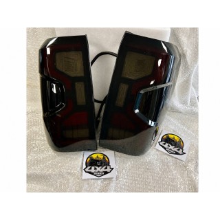 Lampy tylne LED Ford Ranger T9 2023+ BLACK — komplet