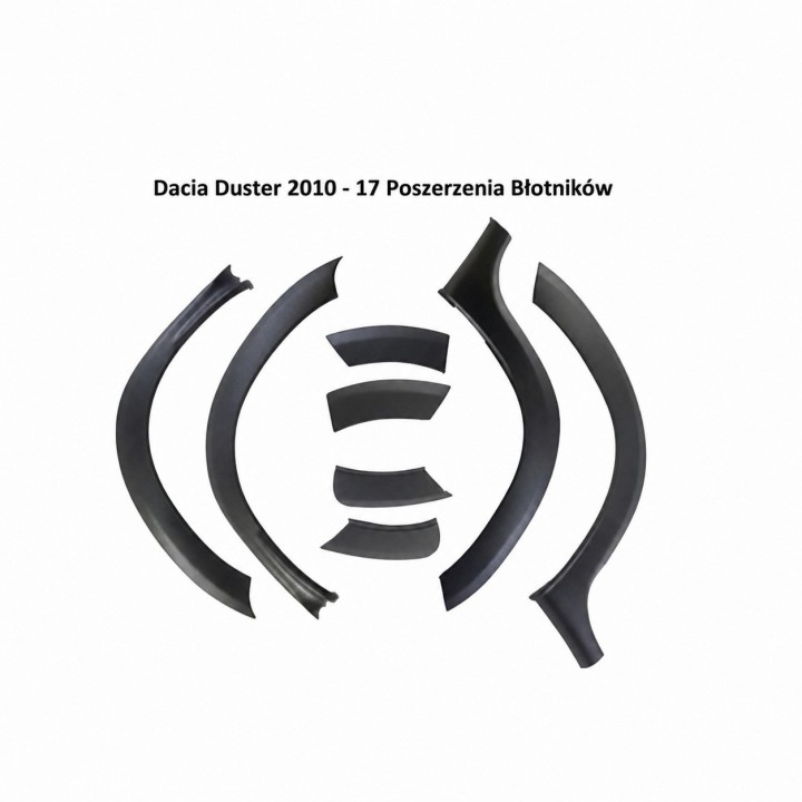 Fender Flares Dacia Duster 2010-2017 — Set, ABS - view 2