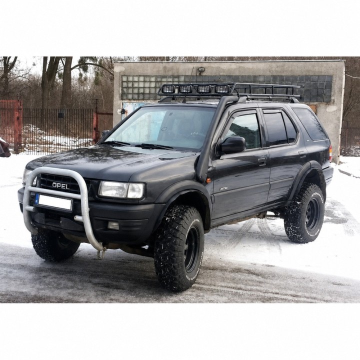 Snorkel Snakeman 4WD, left side — Opel/Isuzu Frontera A B (SNSUA) - view 3