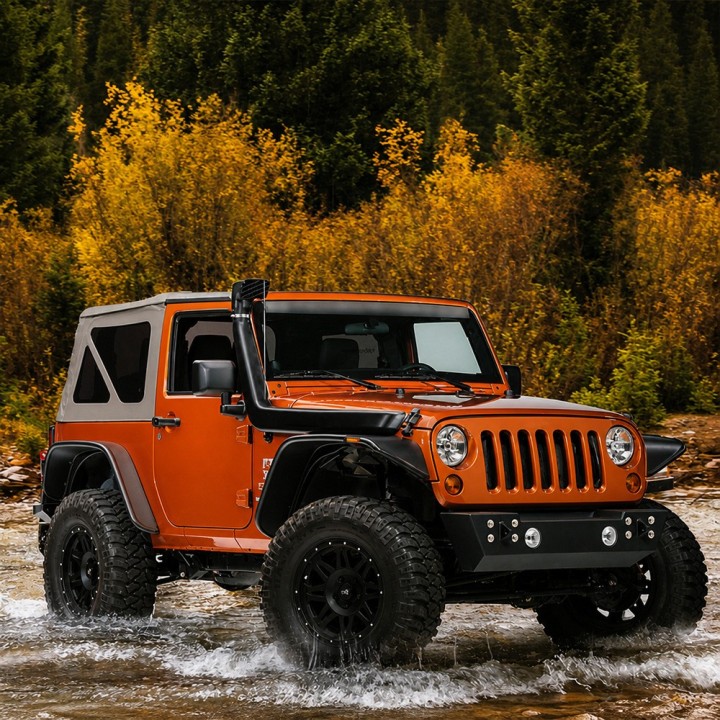 Snorkel air intake Snakeman 4WD Jeep Wrangler JK 3.8L SNSJK
