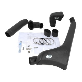 Snorkel Snakeman 4WD, left side — Nissan Patrol Y61 (SNSY61A)