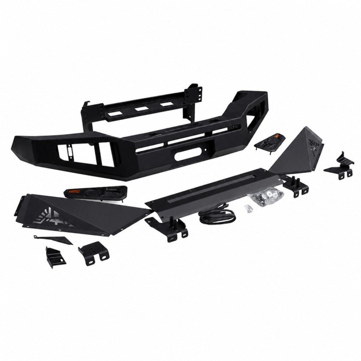Front bumper aluminium Snakeman 4WD Toyota Hilux SNBF07A