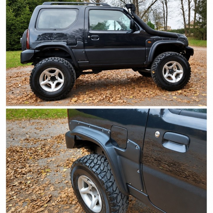 Fender flares LLDPE - fender flares Snakeman 4WD SNFF008