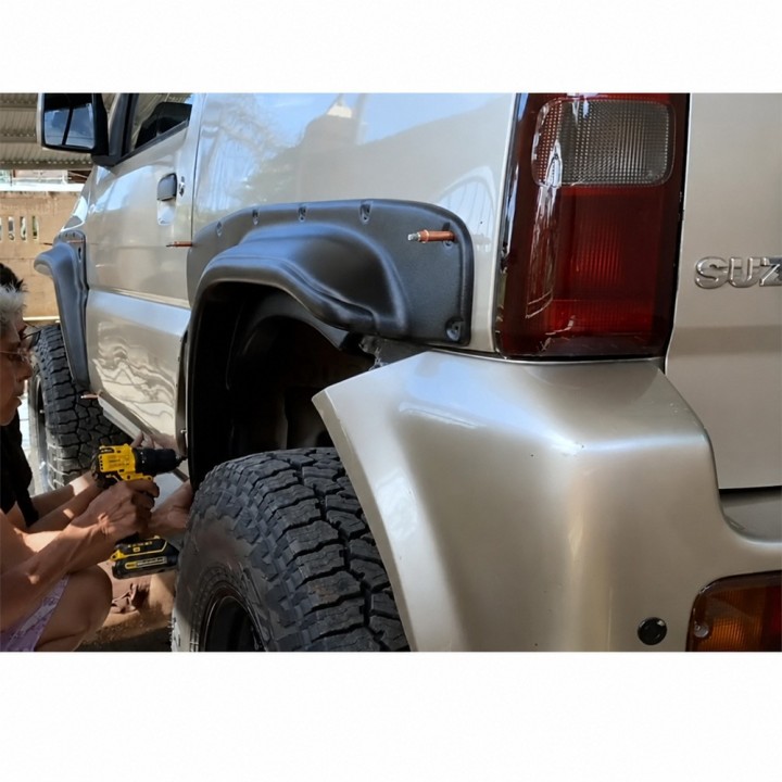 Fender flares LLDPE - fender flares Snakeman 4WD SNFF008