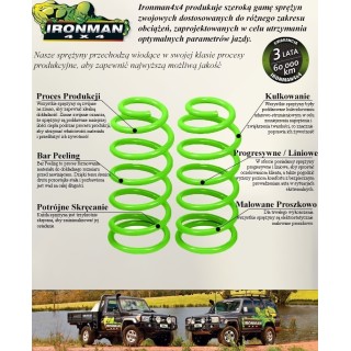 Rear coil springs Ironman 4x4 Jeep Wrangler JK JEEP020B