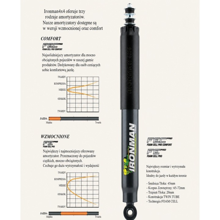 Front shock absorber Ironman 4x4 Foam Cell Pro 45751FE