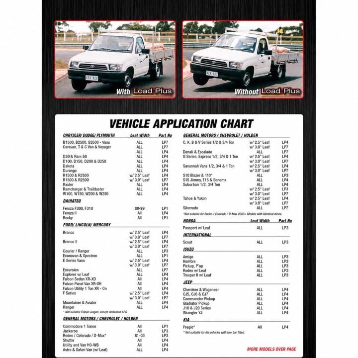 Auxiliary leaf kit Ironman 4x4 — Daihatsu Feroza II, Ford Bronco 4X4, Ford Bronco II (LP4) - view 8