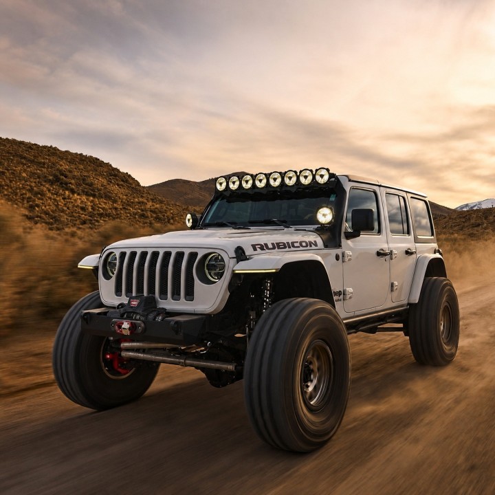 KC HiLiTES Titan 50" Kit — Jeep Wrangler JK 2007–2017