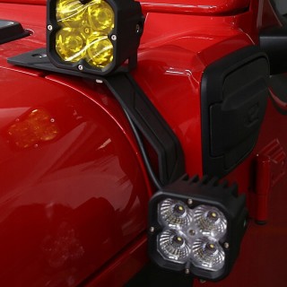 Cowl Light Mounts – Jeep Wrangler JL / Gladiator JT
