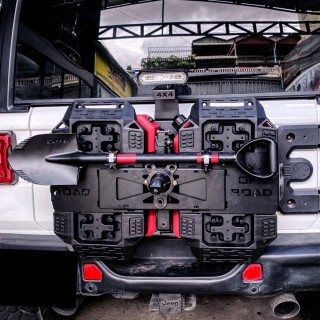 Gear Carrier with Equipment Jeep Wrangler JL / JLU 2018-2023 and JK / JKU 2007-2017