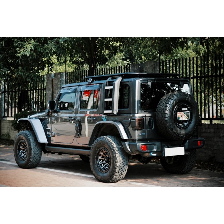 Roof Rack with Ladder – Jeep Wrangler JLU