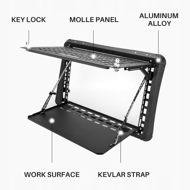 Tacmolle Side Window Storage Box – Jeep Wrangler JLU - view 2