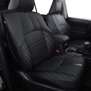 Seat Covers Jeep Wrangler JLU 4-Door 2018+ — black with graphite inserts