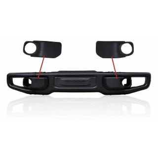 Anniversary Bumper End Caps for Jeep Wrangler JL, No PDC, LH+RH Set