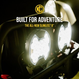 KC HiLiTES SlimLite 8" LED Light Kit — Dodge Ram 1500 Rebel / TRX 2019+ - view 2