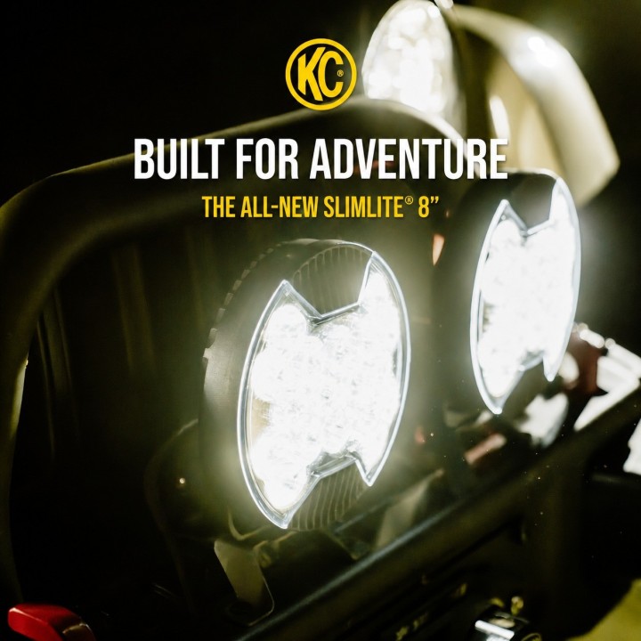 KC HiLiTES SlimLite 8" LED Light Kit — Dodge Ram 1500 Rebel / TRX 2019+ - view 2