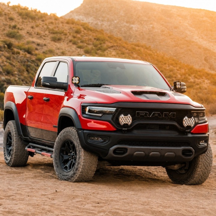 KC HiLiTES SlimLite 8" LED Light Kit — Dodge Ram 1500 Rebel / TRX 2019+ - view 5