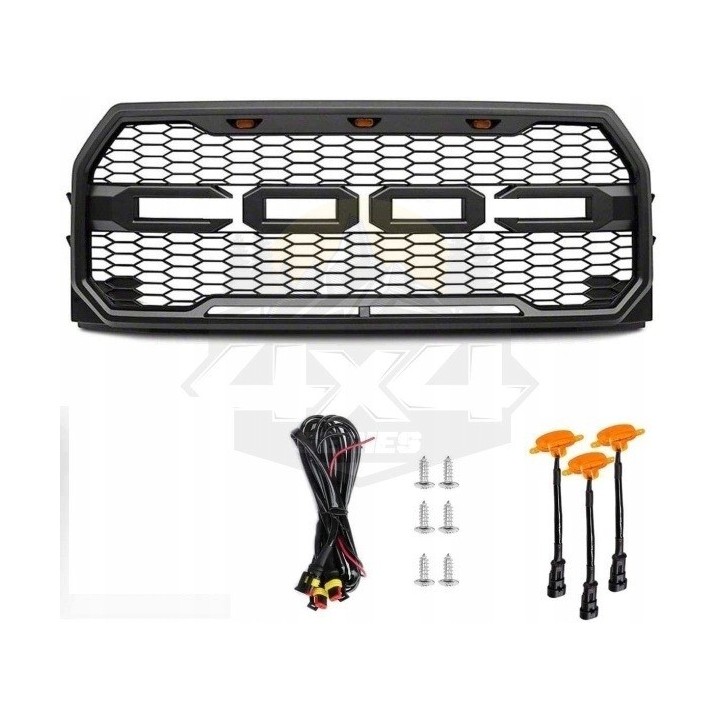 Ford F-150 2015–2017 Raptor-Style Grille with LEDs