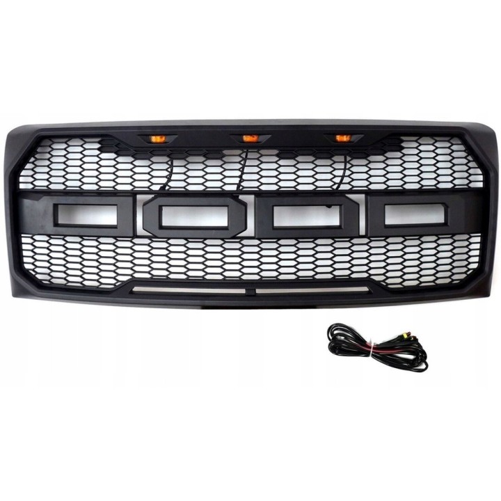 Ford F-150 2009–2014 Raptor-Style Grille with LEDs — TXMQ 1701-23