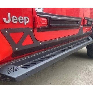 TopFire Decorative Rocker Panel Covers Jeep Wrangler JLU 4-Door — R+L set