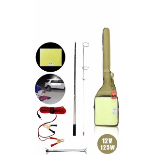 LED Camping Light 125 W 12 V with Mast — TX-KE 125W - view 2