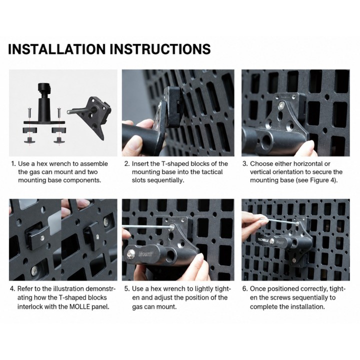 Jerry Can Mount for MOLLE Panels – Jeep Wrangler JLU, Gladiator, Ford Bronco - view 2