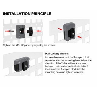 MOLLE Panel Mounting Bases, Set of 2 – Jeep Wrangler JLU, Gladiator, Ford Bronco