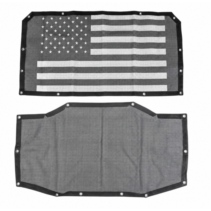 Roof Sun Shade Mesh Set – Jeep Wrangler JLU 2018+, Gladiator JT 2020+