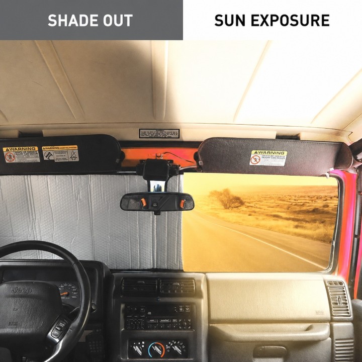 Windscreen Sunshade – Jeep Wrangler JK/JKU