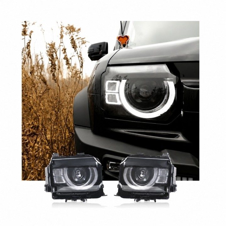 Defender Style LED Headlights – Jetour T2, pair - view 3