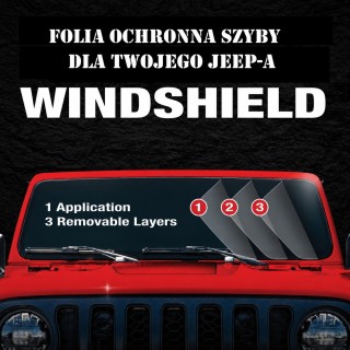 Windshield Defense Windscreen Protection Film – Jeep Gladiator JT 2020-2025