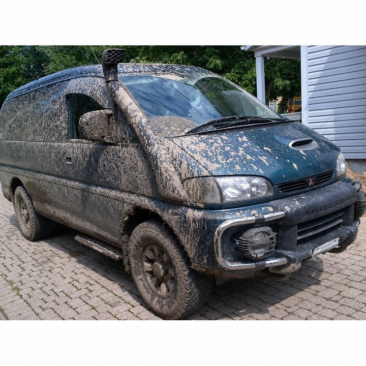 Snorkel Snakeman 4WD right side Volkswagen T4 SNSL400