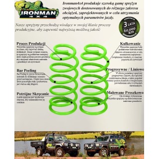 Rear coil springs Ironman 4x4 Toyota Land Cruiser TOY056B