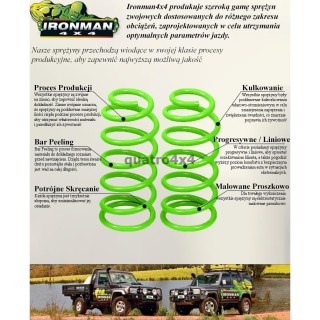 Rear coil springs Ironman 4x4 Heavy Duty 1" lift TOY064A
