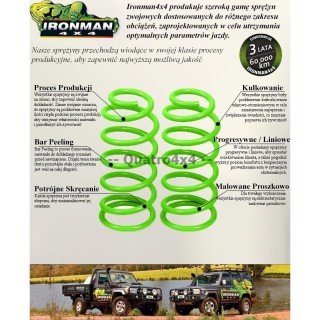 Rear coil springs Ironman 4x4 Nissan Patrol Y60 NISS010C