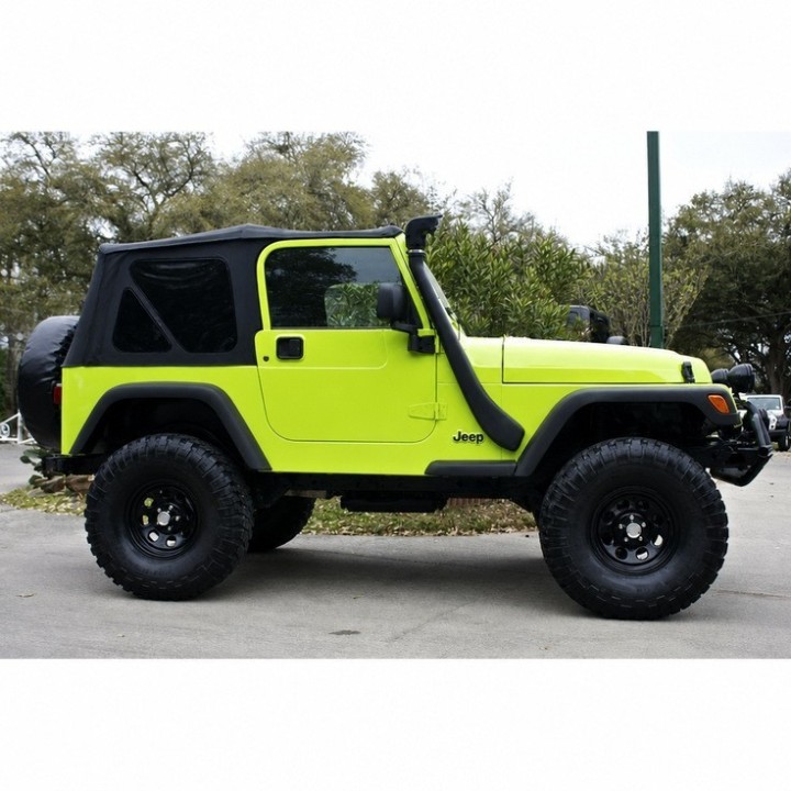 Snorkel Snakeman 4WD right side Jeep Wrangler TJ SNSTJL
